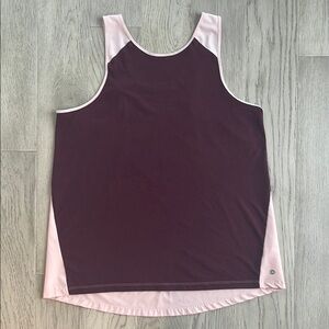 Avia Colorblock Pink Lightweight Sleeveless Tank Top Size Large